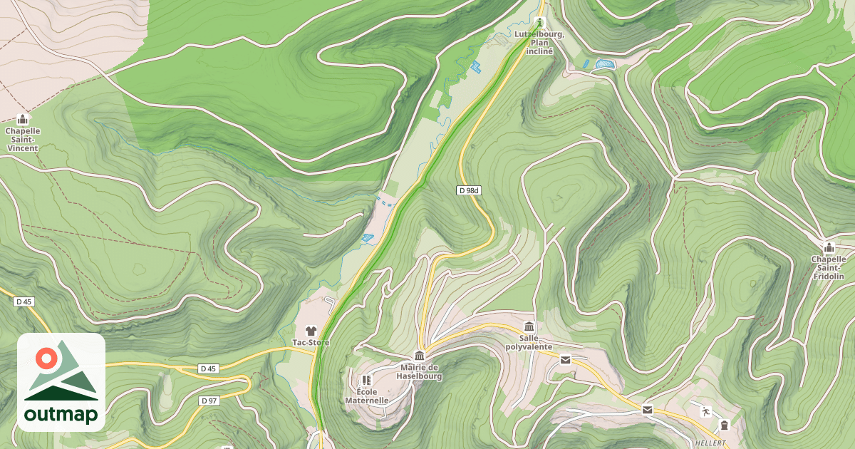 Map of Route Forestière Spenglerloch