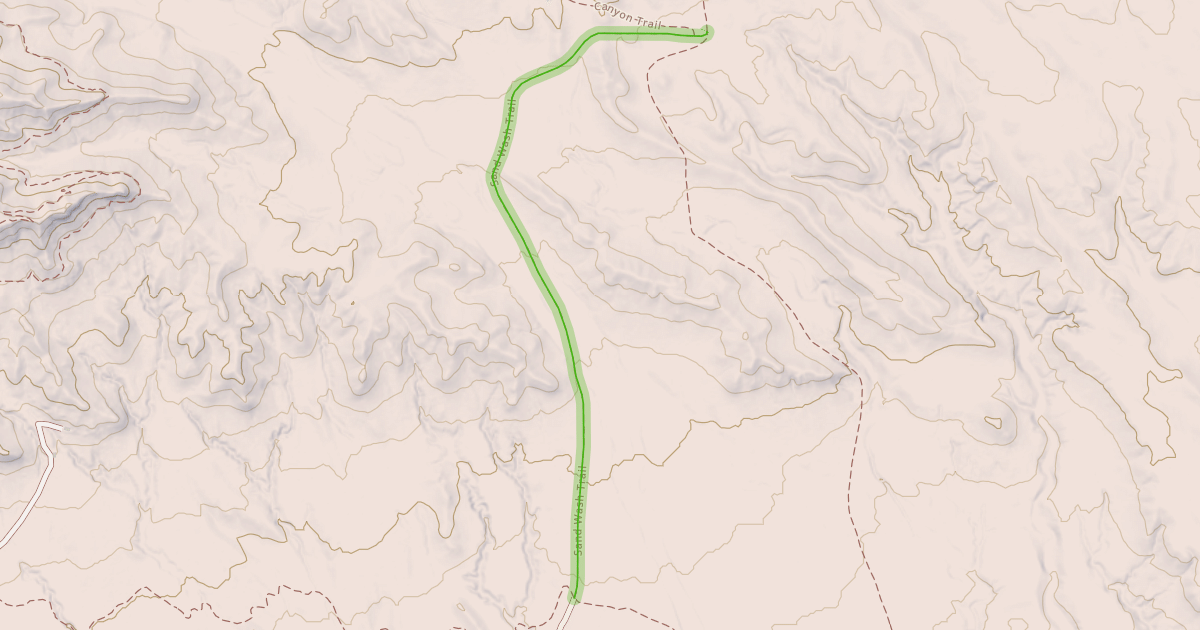 Map preview of Sand Wash Trail