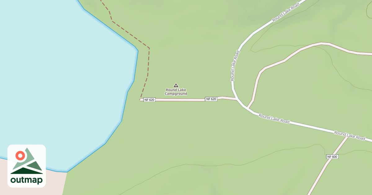 Map of ROUND LAKE C G