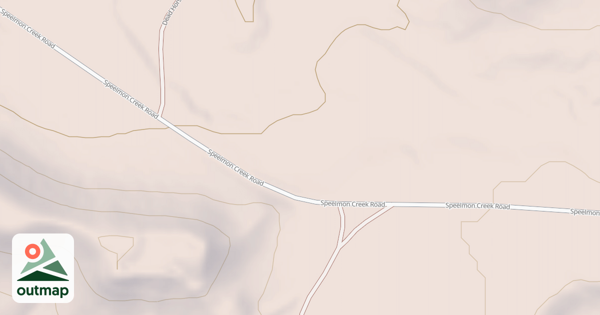 Map of SPEELMON CR.
