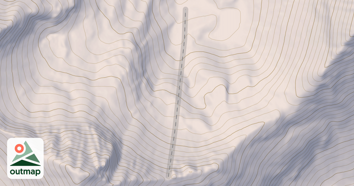Map of Boulder Peak East