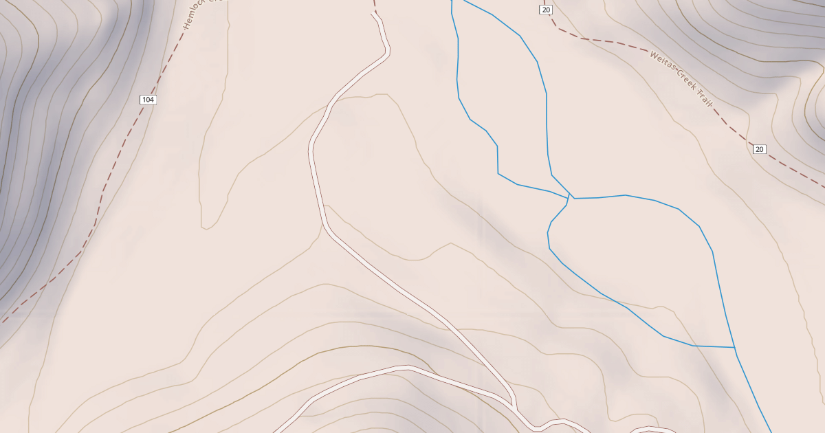 Map preview of HEMLOCK CREEK CAMP GRD