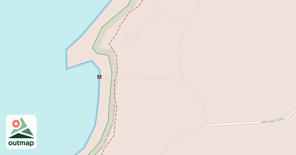 Map of MONOCLE LAKE CAMPGROUND SPUR A