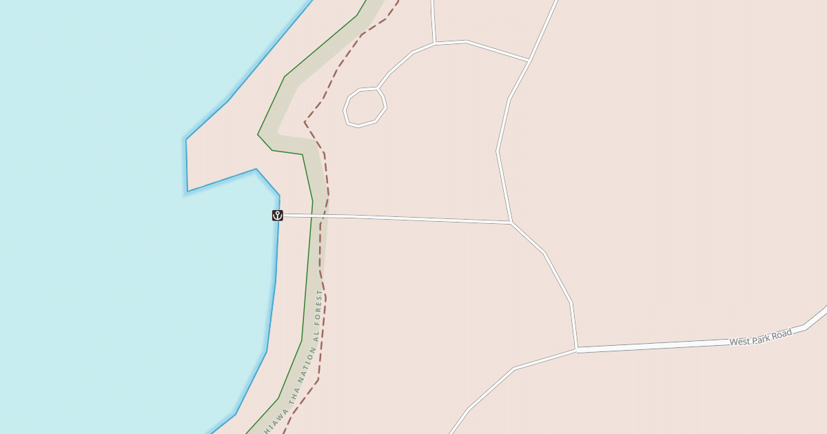Map preview of MONOCLE LAKE CAMPGROUND SPUR A