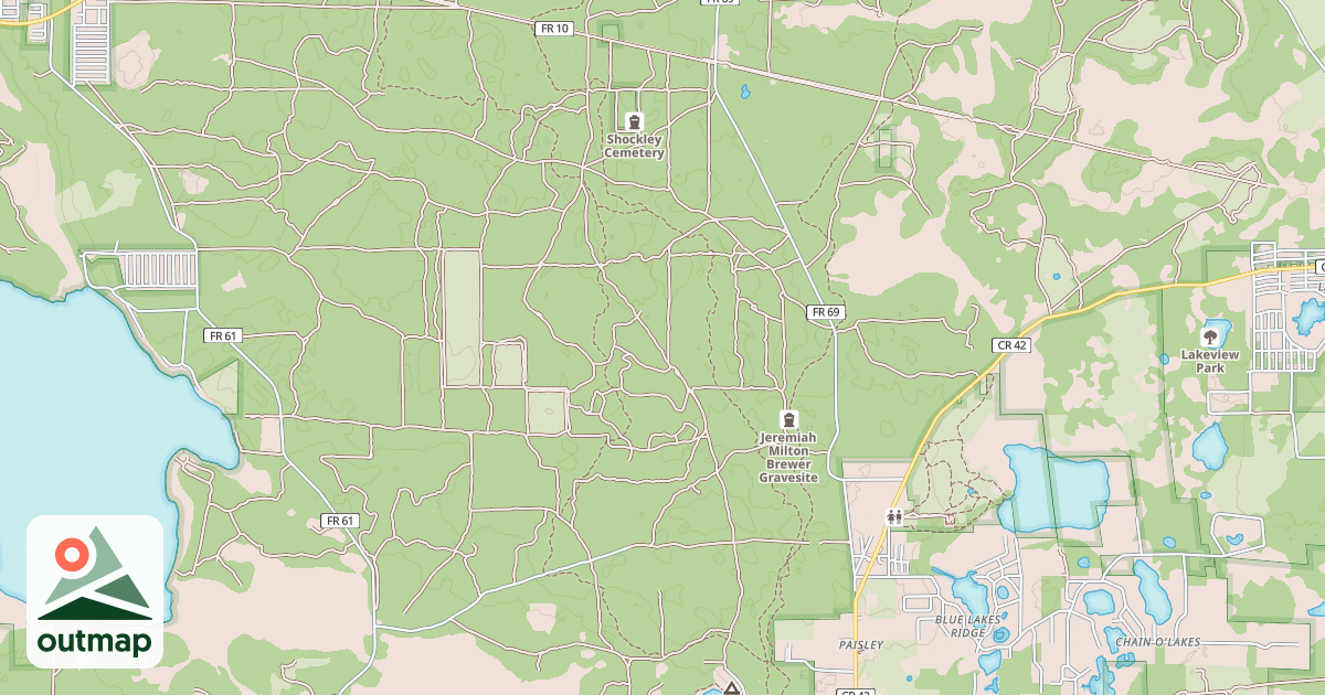Map of USFS National Forest System Roads {DD1E95B8-82FD-4232-9CA9-937BFA09A599}