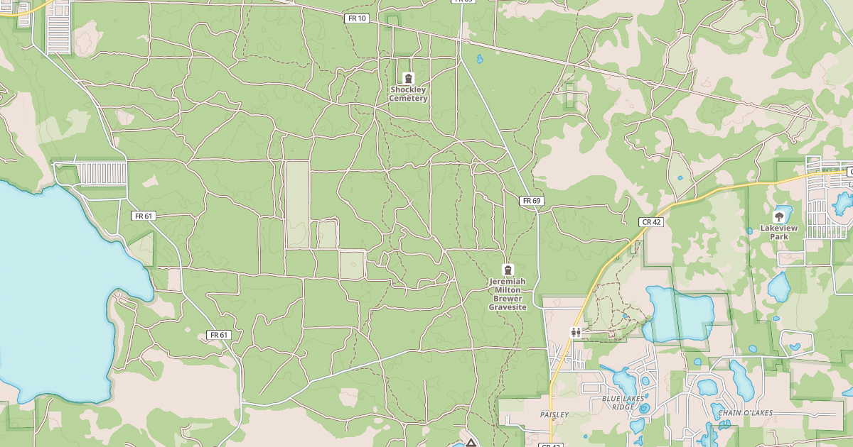 Map preview of USFS National Forest System Roads {DD1E95B8-82FD-4232-9CA9-937BFA09A599}