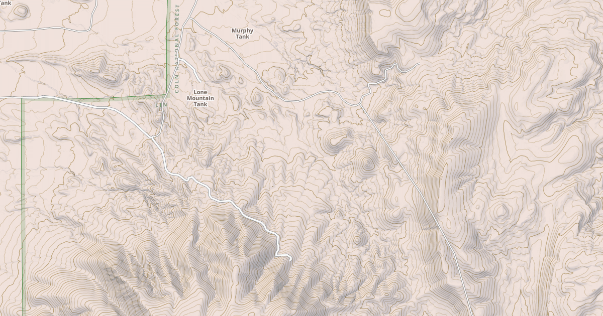 Map preview of USFS National Forest System Roads {A181CC83-CFC8-4C4F-A6E5-CFFA3A80EB49}