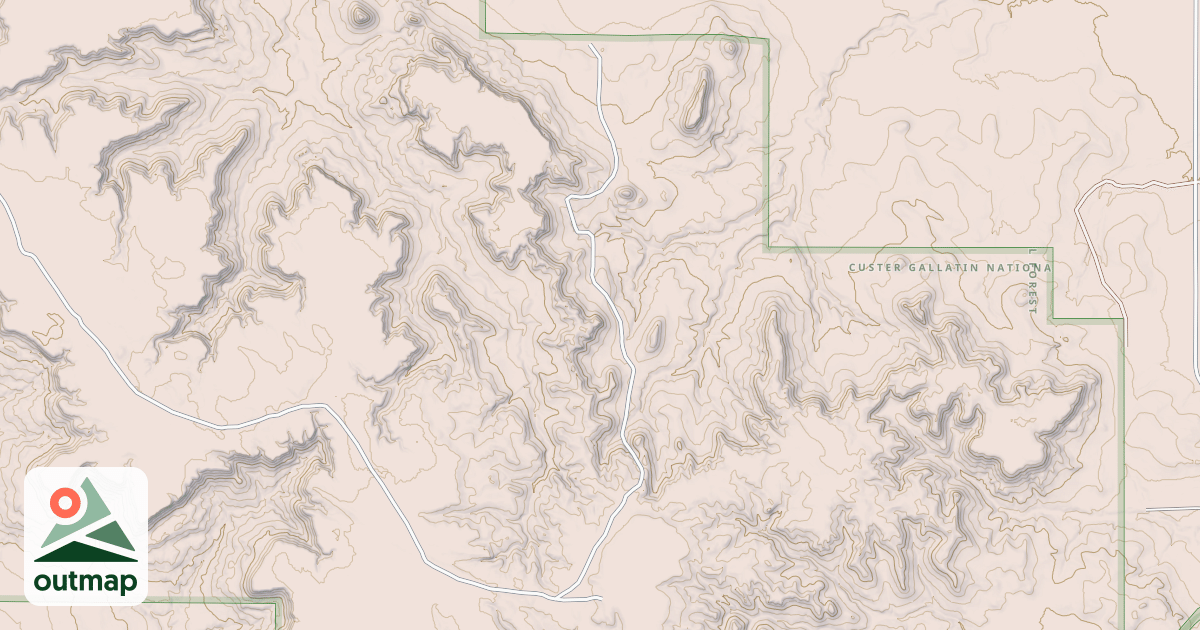 Map of JOHNNY POCKET SPRING