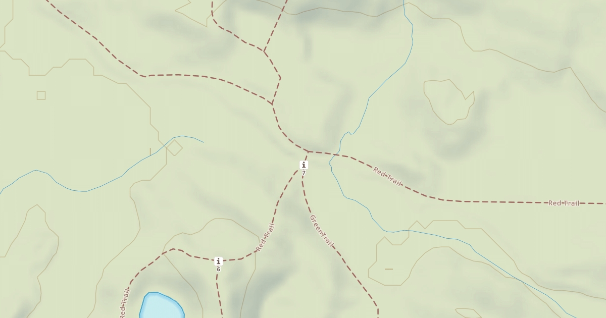 Map preview of Bald Mountain Rec. Area - Red Trail