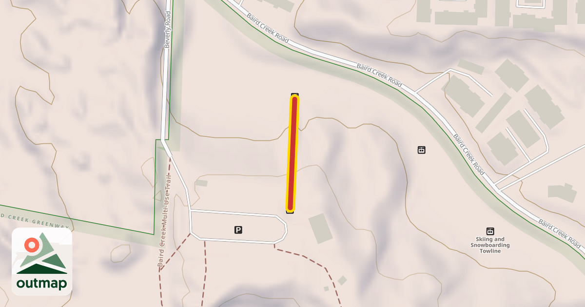 Map of Tubing Towline