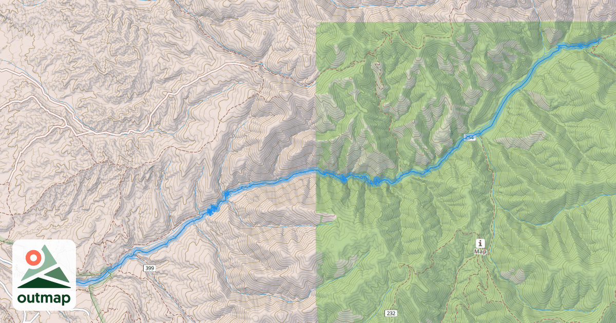 Map of Winsor Trail (254)