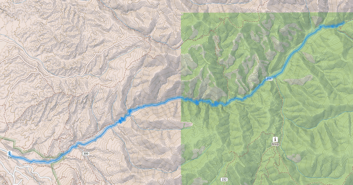 Map preview of Winsor Trail (254)