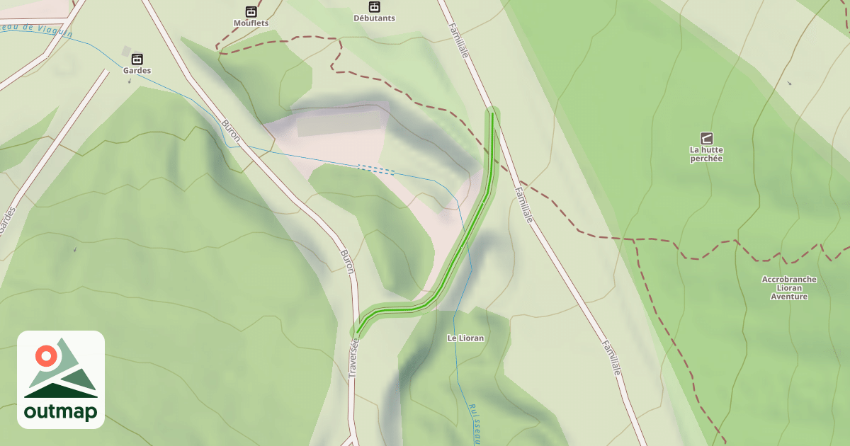 Map of Traversée