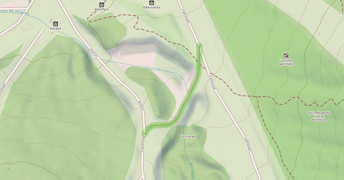 Map preview of Traversée