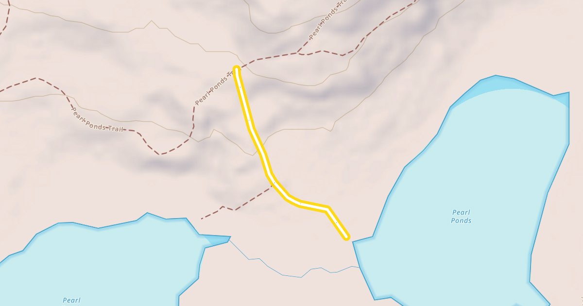 Map preview of Pearl Ponds Trail