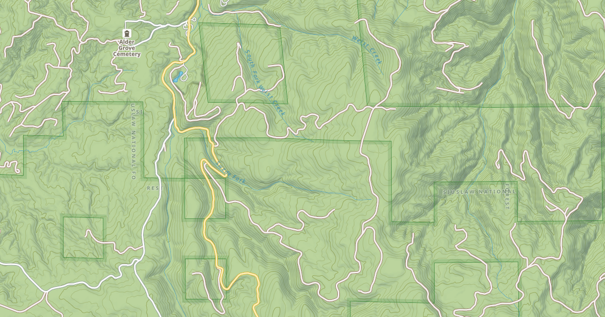 Map preview of USFS National Forest System Roads {E80A44C9-6343-41A6-A201-44AE635CC0DE}