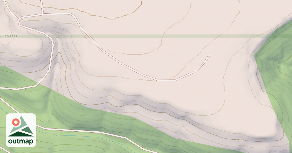 Map of USFS Motor Vehicle Use Map Roads {2EA0F089-D952-4526-89A1-7E7678295A1A}