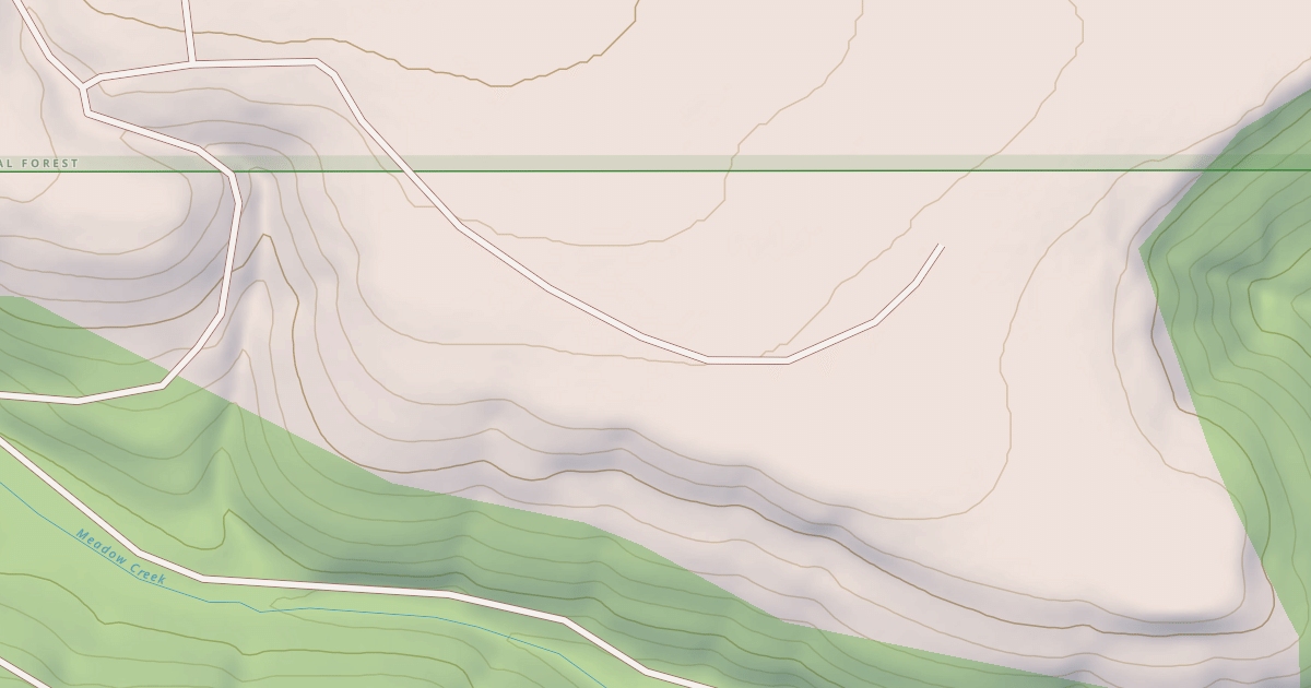Map preview of USFS Motor Vehicle Use Map Roads {2EA0F089-D952-4526-89A1-7E7678295A1A}