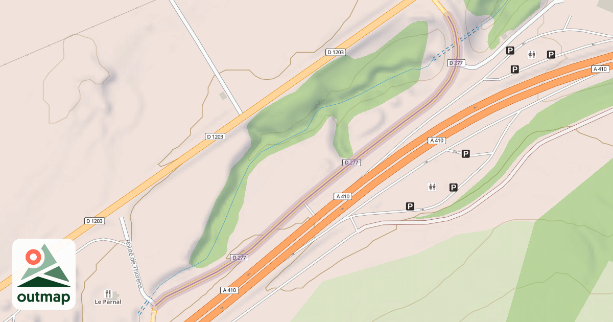 Map of Chemin de la Croix Rouge