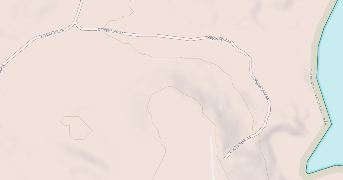 Map preview of DOGGIE SPUR AA