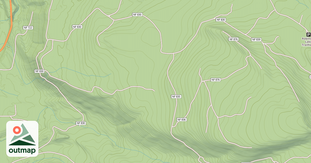 Map of BUNCH GRASS RIDGE