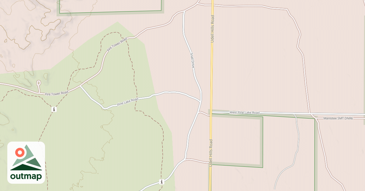 Map of Manistee Smt Dnr 617