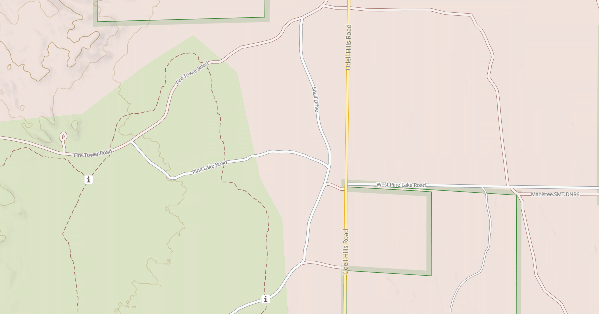 Map preview of Manistee Smt Dnr 617