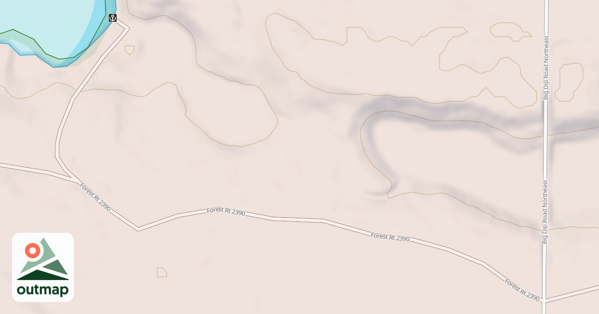 Map of SOUTH TWIN ACCESS ROAD NE