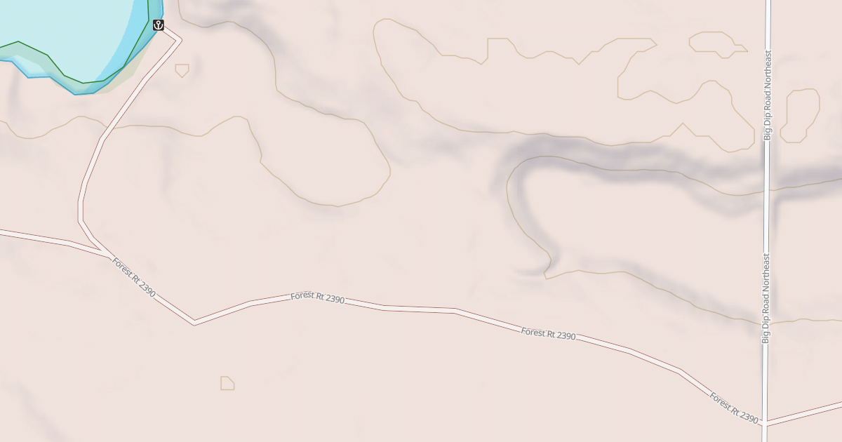 Map preview of SOUTH TWIN ACCESS ROAD NE