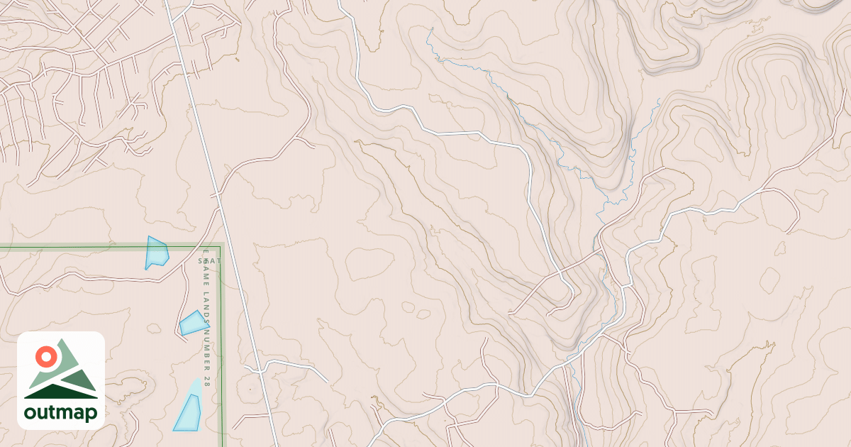 Map of TIMBERLINE ATV D LOOP