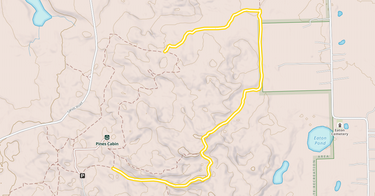 Map preview of Mountain Bike Trail