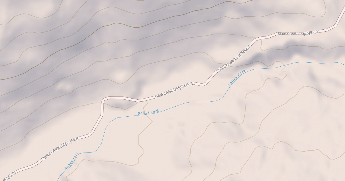 Map preview of Dallas Fork Snowmobile