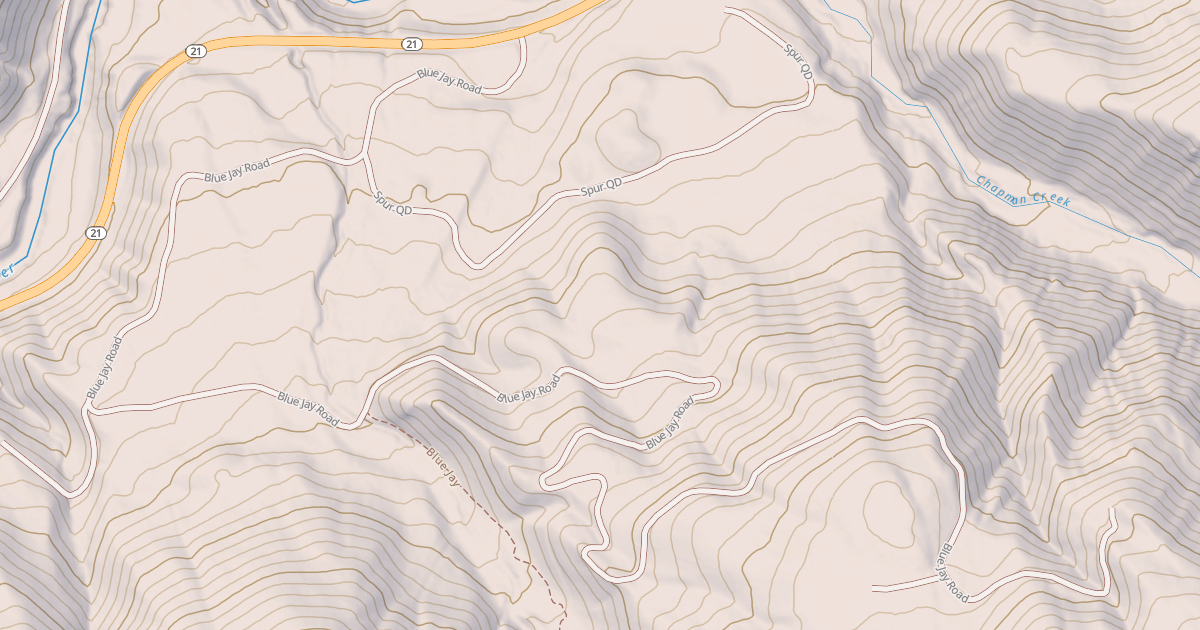 Map preview of BLUE JAY