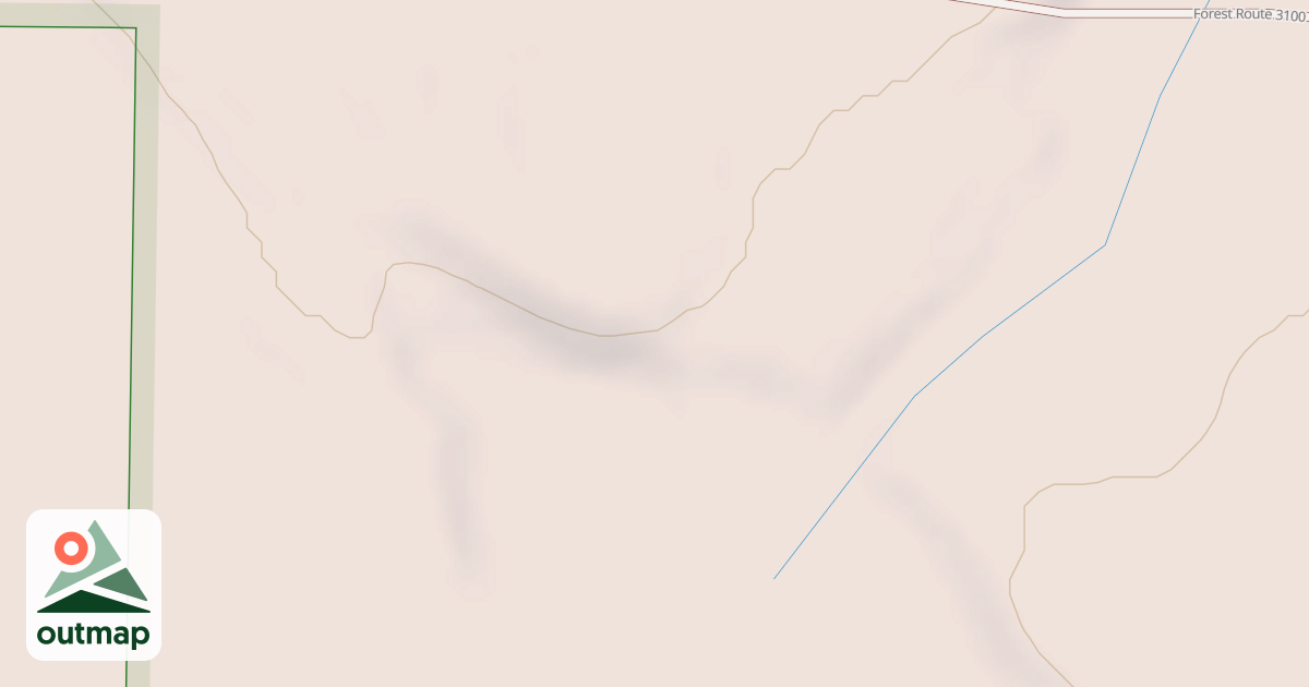 Map of FR 3100 SPUR B