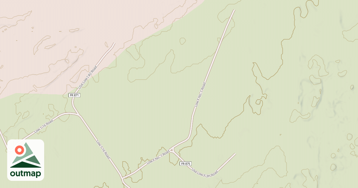 Map of LOW F NO. 1