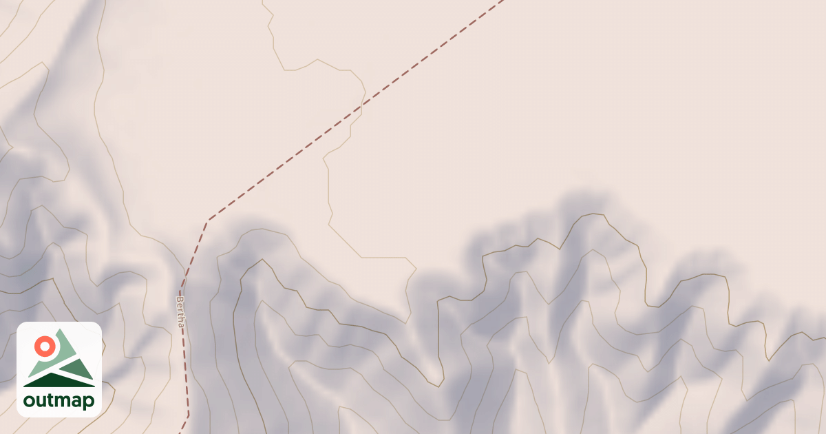 Map of Badlands Trail