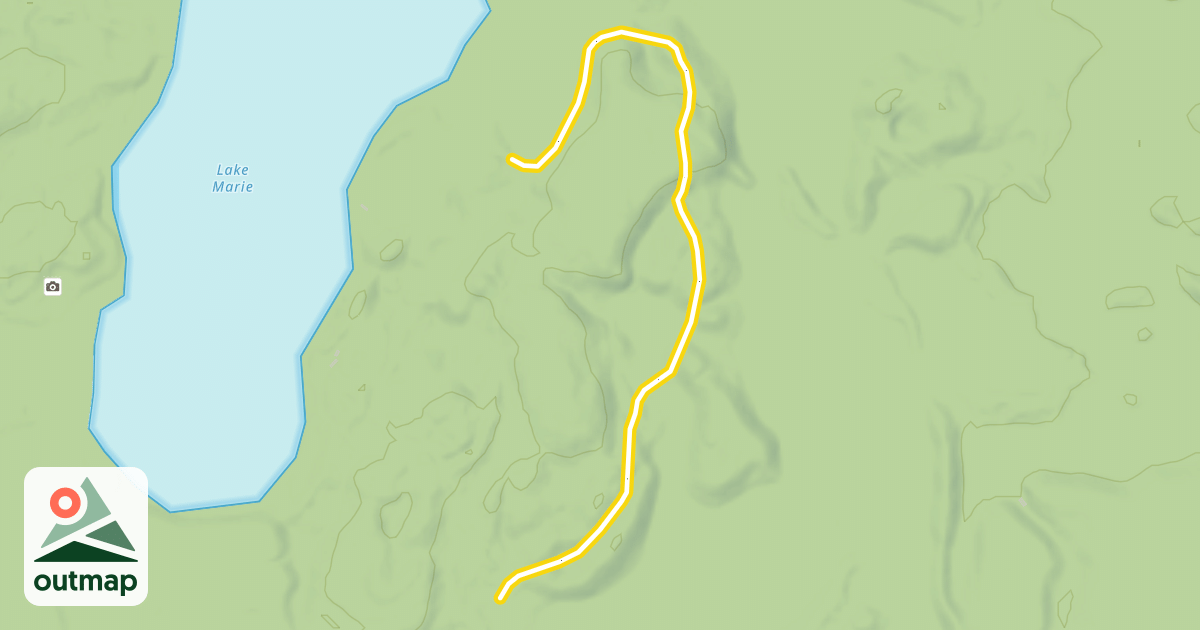 Map of Lake Marie