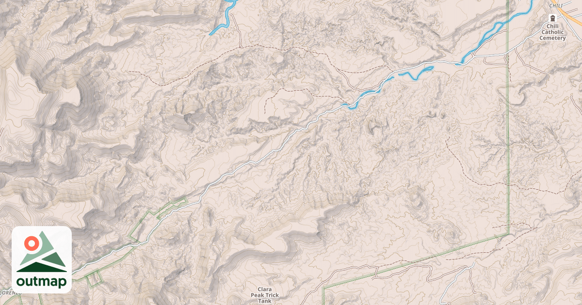 Map of ABIQUIU