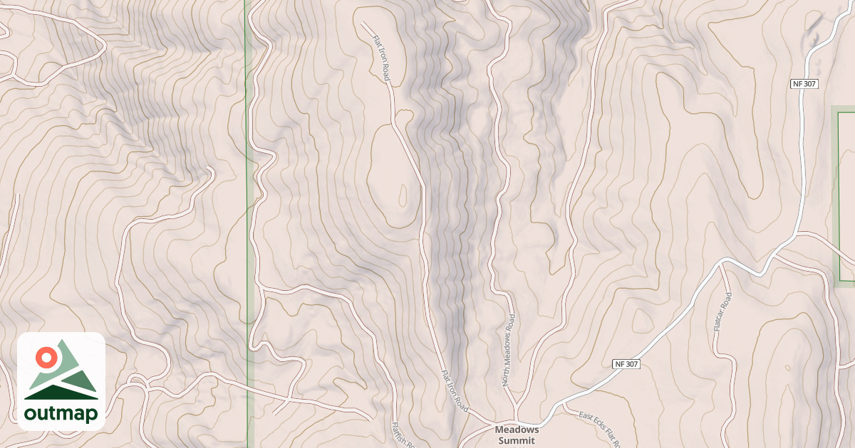 Map of FLAT IRON