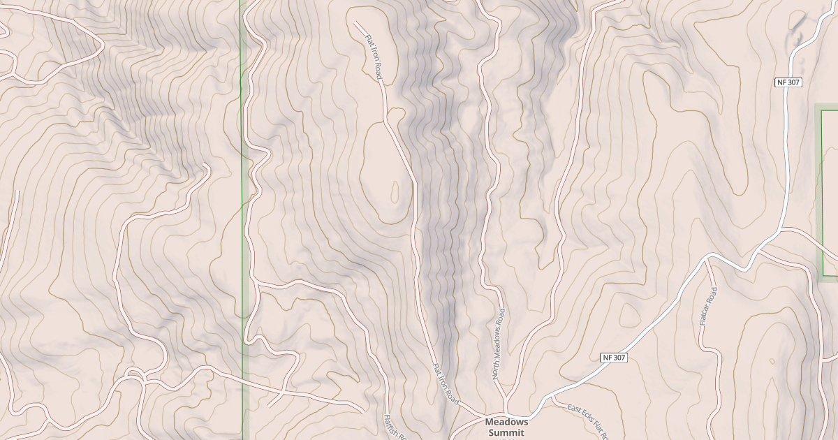 Map preview of FLAT IRON