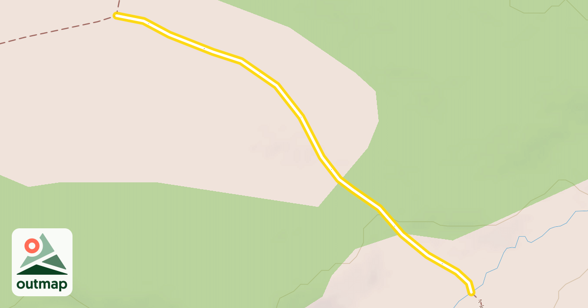 Map of 1 km cut-off