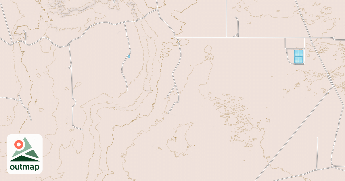 Map of Hackberry Trail System - South Shugart Trails