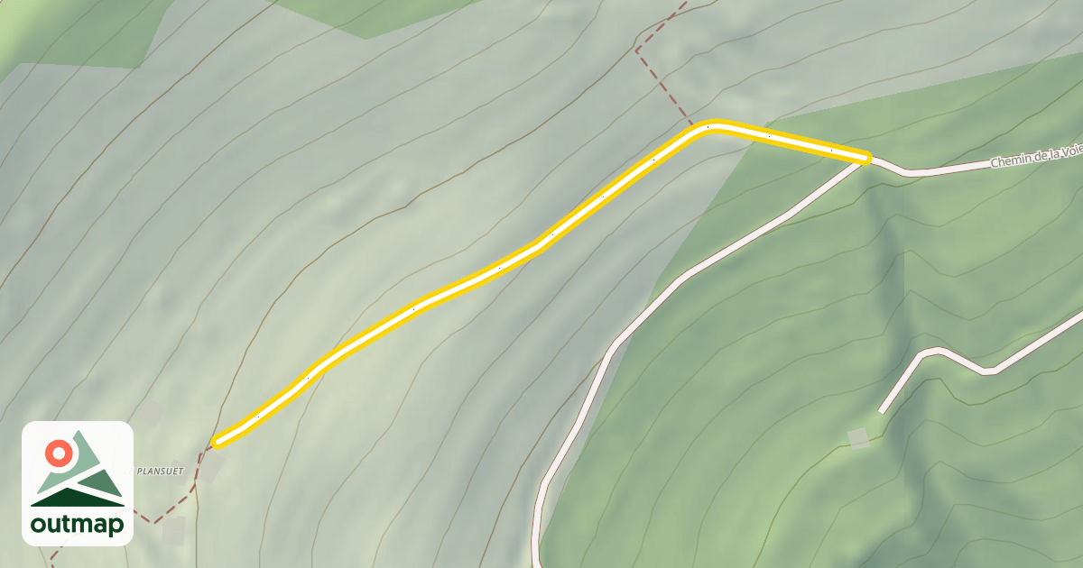 Map of Chemin de la Voie de la Fin