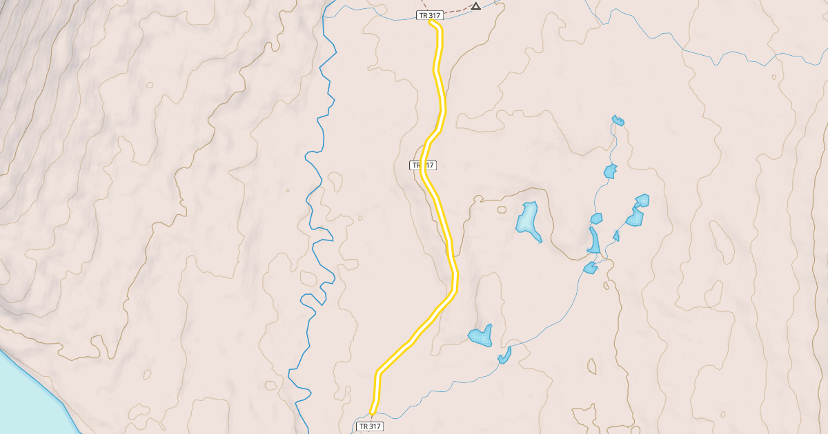 Map preview of Resurrection Pass Trail