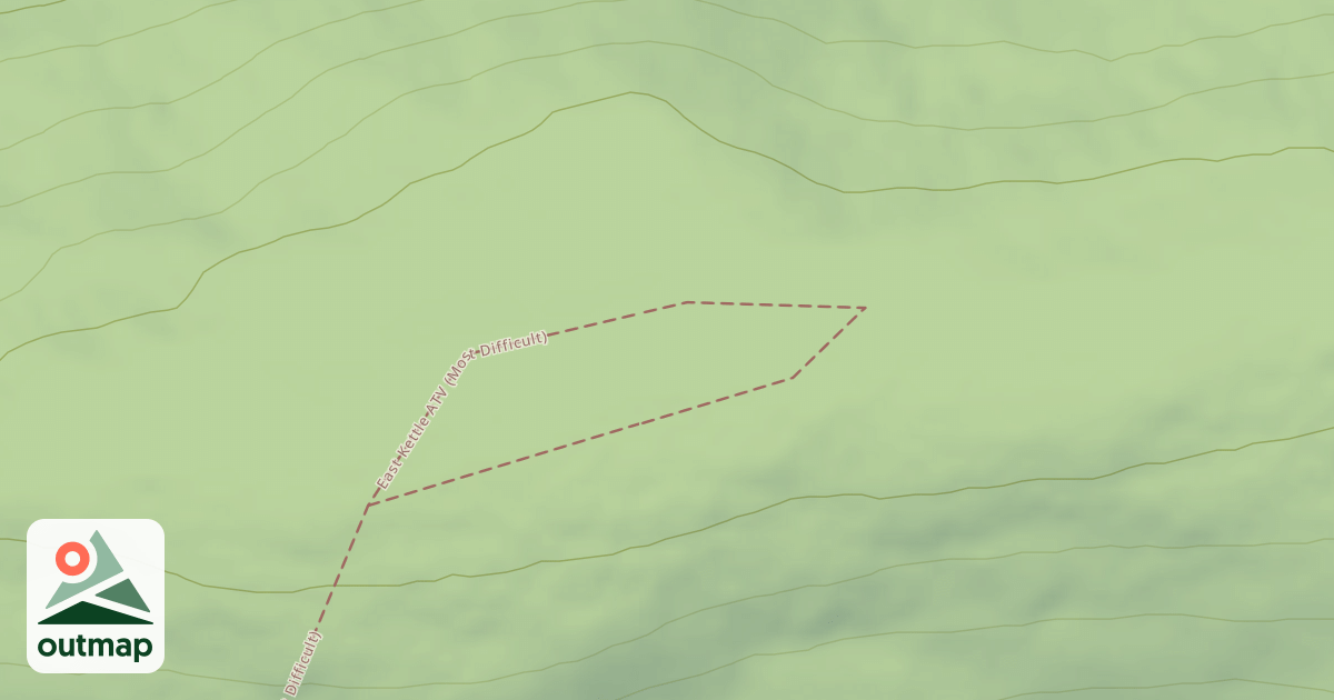 Map of East Kettle ATV Trail System