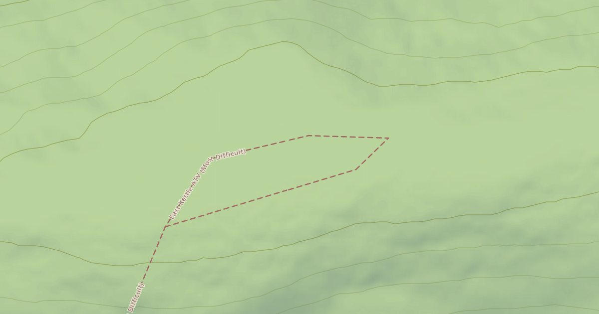 Map preview of East Kettle ATV Trail System