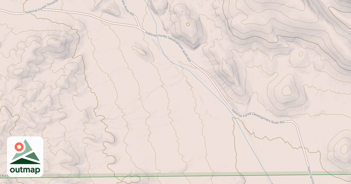 Map of BANK SPRING