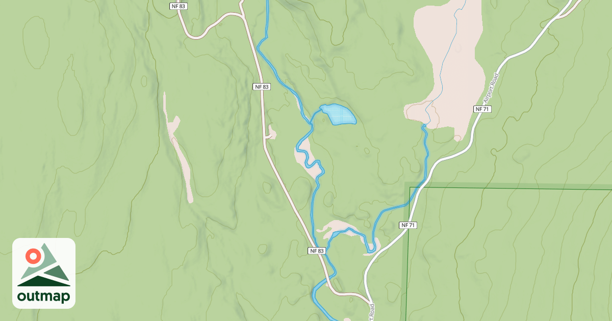 Map of Castle Brook