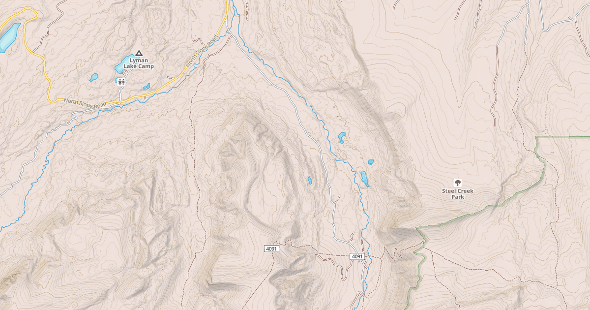 Map preview of EAST FORK BLACKS FORK