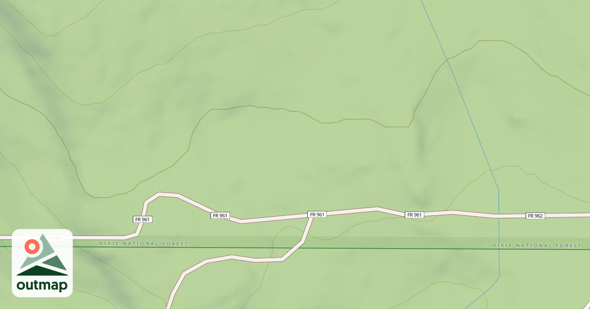 Map of USFS National Forest System Roads {F4FA6910-824F-4E2E-A29A-917A3AC37FED}